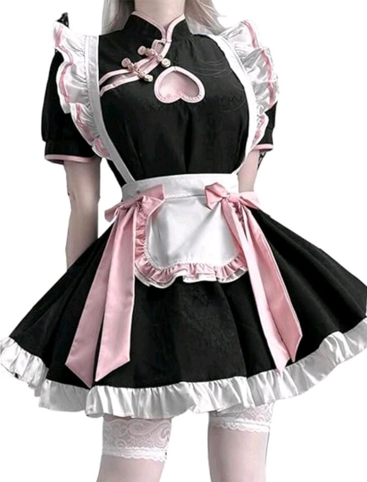 Maid Cosplay Lolita Kostüm Kellnerin Cheongsam Gr. XS-S NEU in Celle