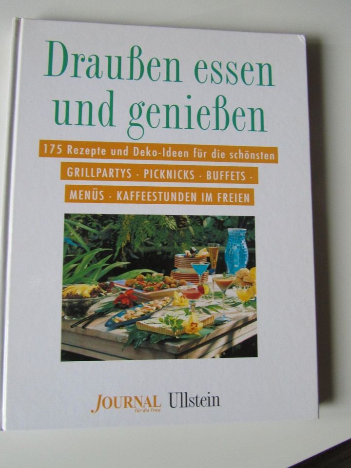 Kochbuch "Draußen essen und genießen"-Journal für die Frau in Rodgau