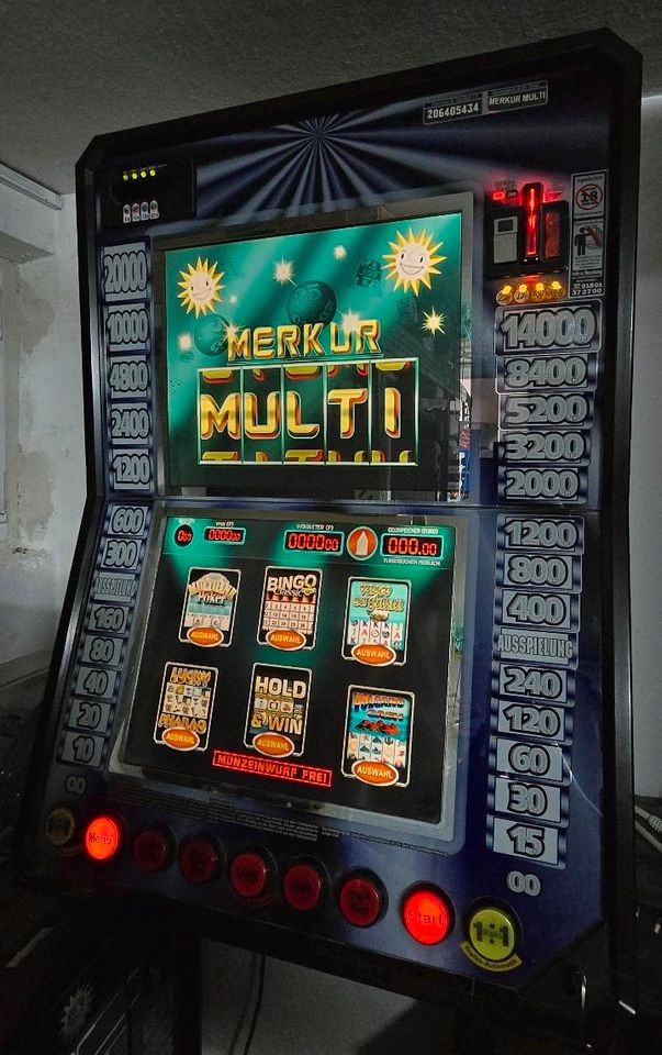 Merkur Multi Spielautomat 6 Spiele in Bad Wildbad