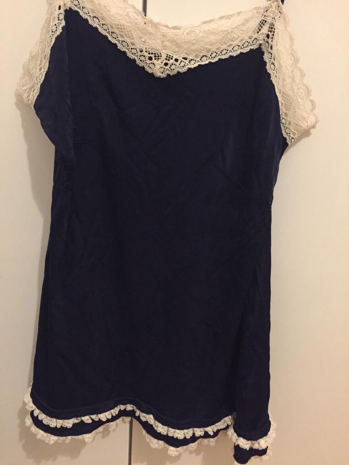 H&M blaues Top im Lingerie Style XL romantische Impressionen in München
