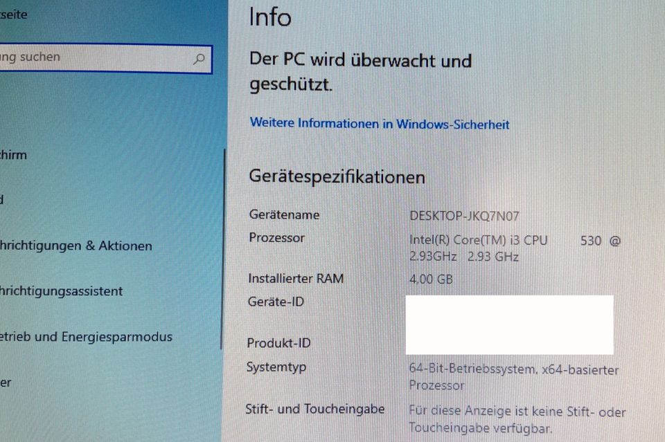 Computer Desktop PC Tarox Workstation Intel I3 4GB Ram Win 10 in Kaiserslautern