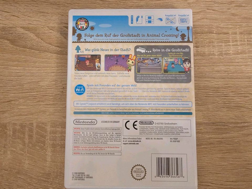 Animal Crossing Lets go to the City Nintendo Wii Spiele Spiel OVP in Aachen