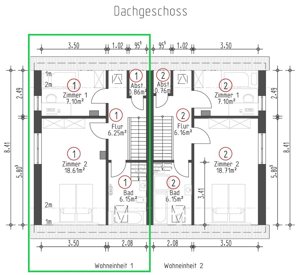 Attraktives Angebot! Doppelhaushälfte (links) in zentraler Lage in Delmenhorst