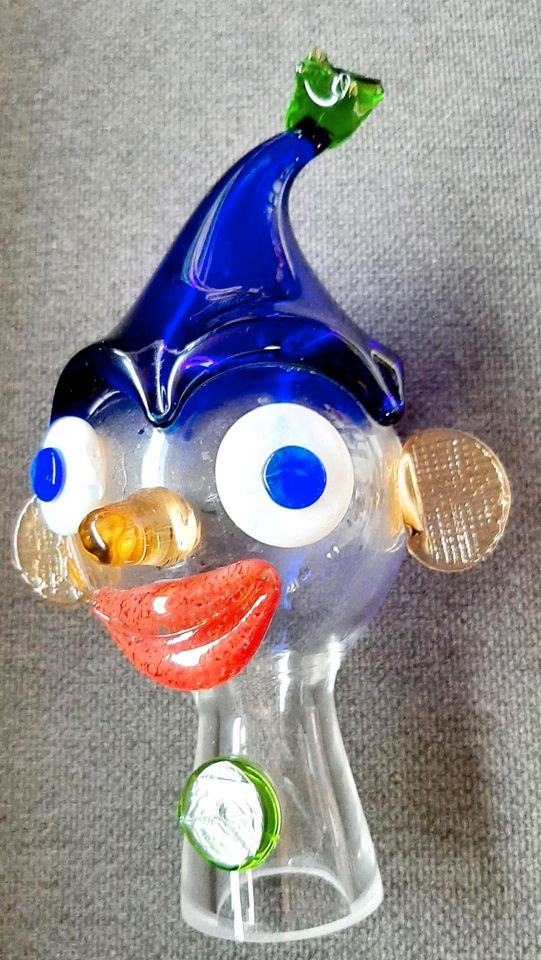 Lustige Deko Figur aus Glas Farbig in Fürstenberg