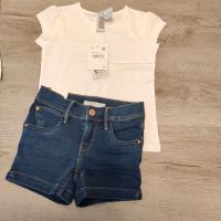 C&A T-Shirt und Name it Jeans Shorts Gr. 110 neu Nordrhein-Westfalen - Wettringen Vorschau