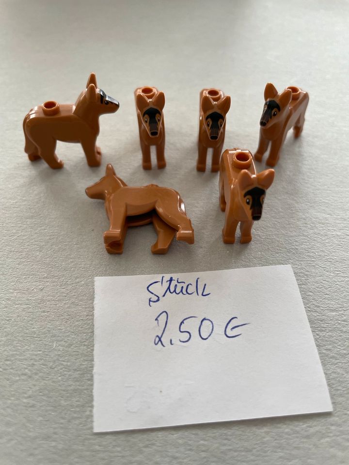 Lego Hunde, Husky, Dalmatiner, Mops, Welpe,Knochen,Hundehaufen in Bielefeld