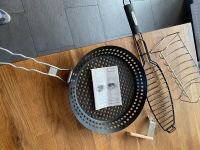 BBQ Bräter  Fisch Spezialpfanne Rippchen Halter Spare Rips Set Nordrhein-Westfalen - Herne Vorschau