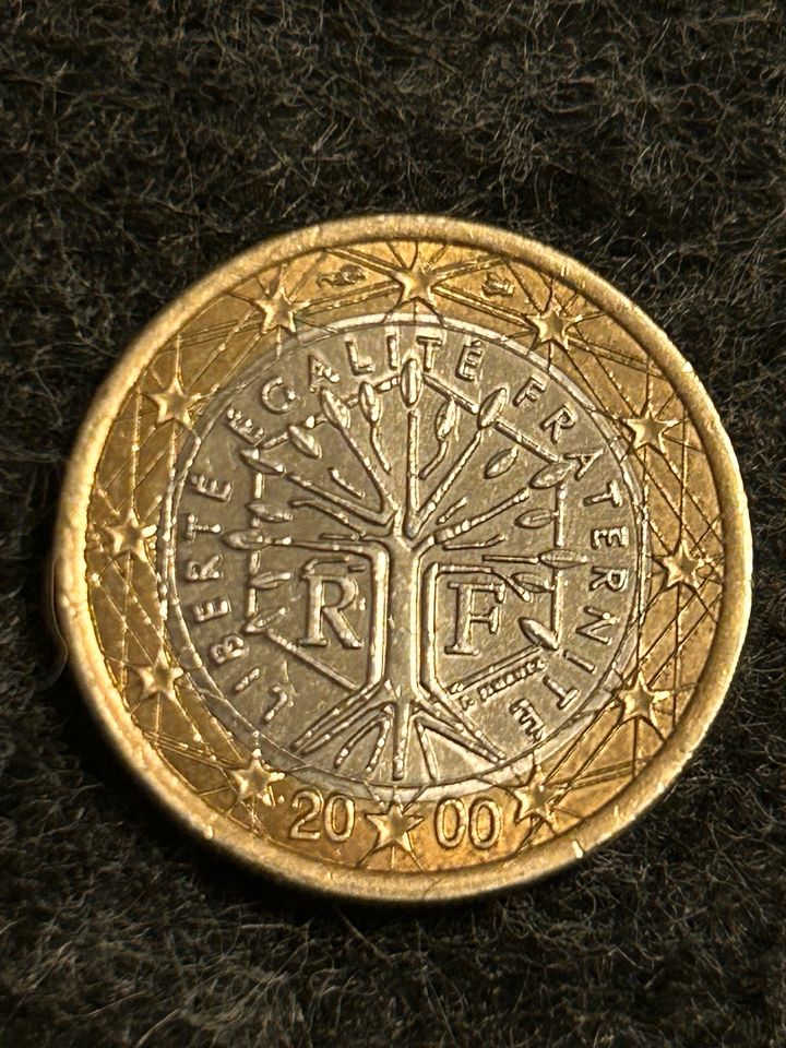 1€ Frankreich 2000, Fehlprägung in Hohen Neuendorf