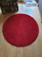 IKEA Teppich rund 130cm rot hochflor Leipzig - Gohlis-Mitte Vorschau