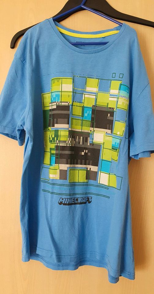 Set 6x T-Shirt für Jungen Gr. 170 Minecraft Batman in Marktschorgast