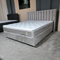 Boxspringbett 180x200 Samt Stoff Bettkasten Matratze H4 Neu Nordrhein-Westfalen - Oberhausen Vorschau