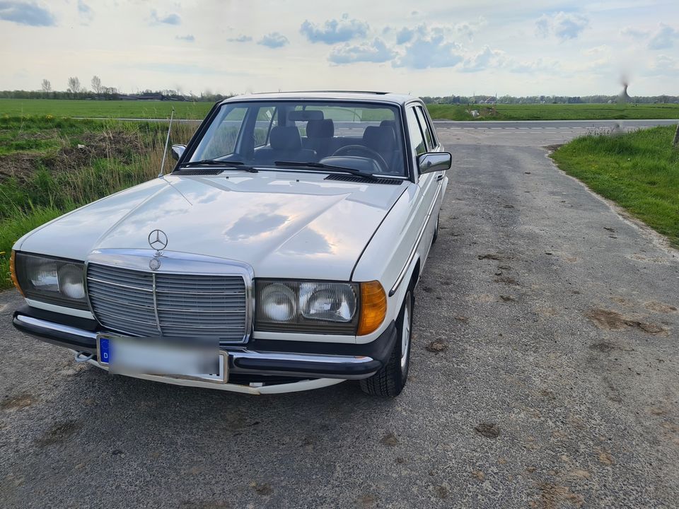 OLDTIMER Mercedes-Benz 240 aus der Baureihe 123 mit Geschichte... in Brake (Unterweser)