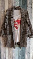 Pull & Bear XS 34 Blazer kariert schwarz weiß Niedersachsen - Damme Vorschau