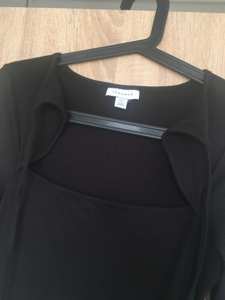 Kleid schwarz S 36 38 elegant eng topshop dehnbar Stretch in Döbeln