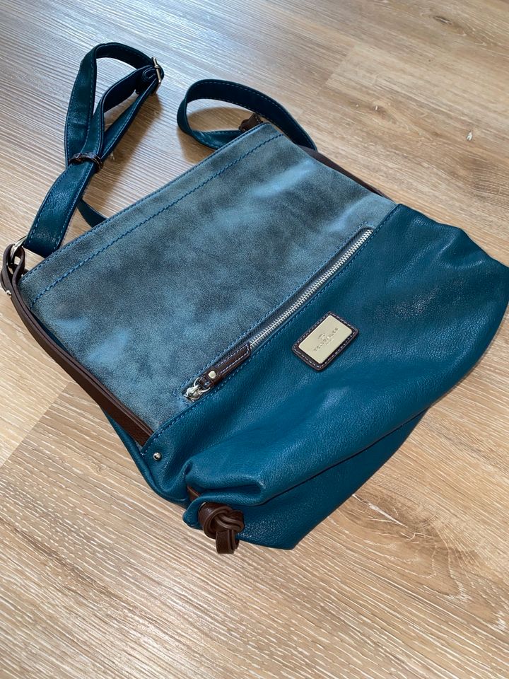 Handtasche Tom Tailor blau Tasche Beutel in Varel