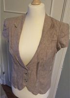 WE Kurzarm Jacke Blazer Leinen beige Gr. 44 Hamburg-Nord - Hamburg Winterhude Vorschau