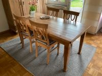 Massiver Esstisch mit 6 Stühlen aus Weichholz Nordrhein-Westfalen - Frechen Vorschau