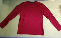 Tommy Hilfiger Langarmshirt Gr. M slim fit, rot Sachsen - Pirna Vorschau