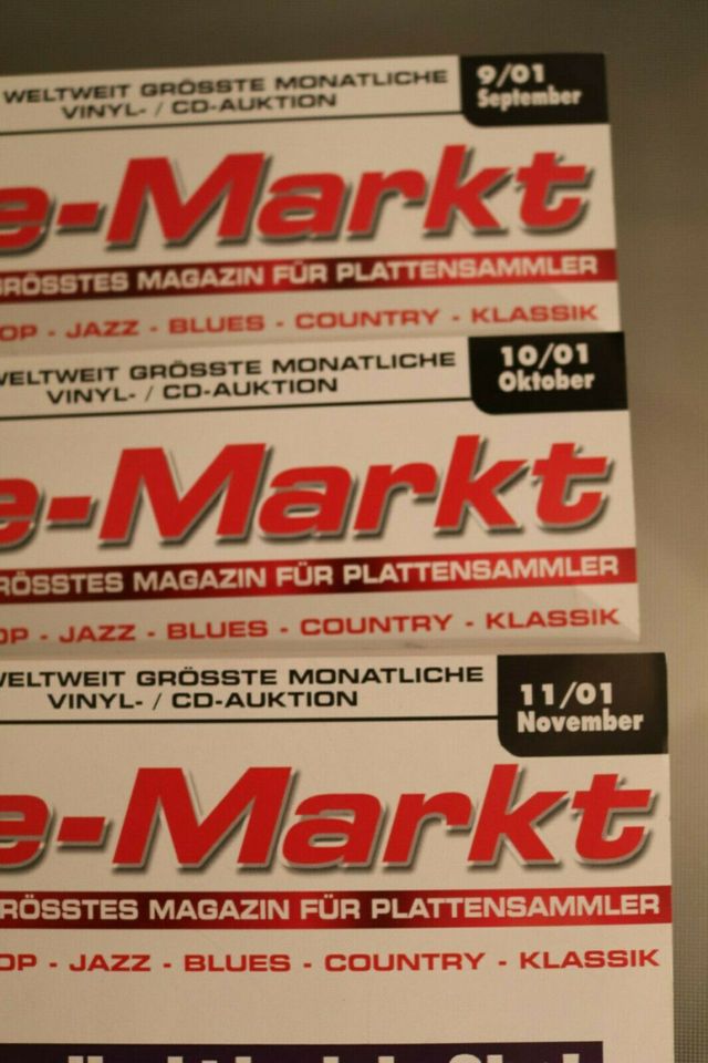 11 Hefte Oldie Markt 2001 PLATTENSAMMLER MAGAZIN Schallplatten in Gröbenzell