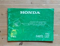 Honda Teileliste PX50 1982 Ersatzteilliste ET Katalog Hessen - Langgöns Vorschau