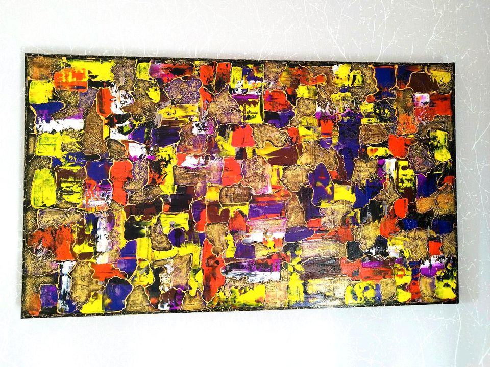 Acryl Bild, Vintage Look, Unikat, Abstract, Original 120x70cmXL in Iserlohn