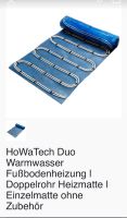 Verkaufe HoWaTech Duo Fußbodenheizungsmatte Hessen - Schöffengrund Vorschau