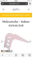 Rutsche Indoor Holz Jupiduu rosa wie neu topangebot! Nordrhein-Westfalen - Sankt Augustin Vorschau