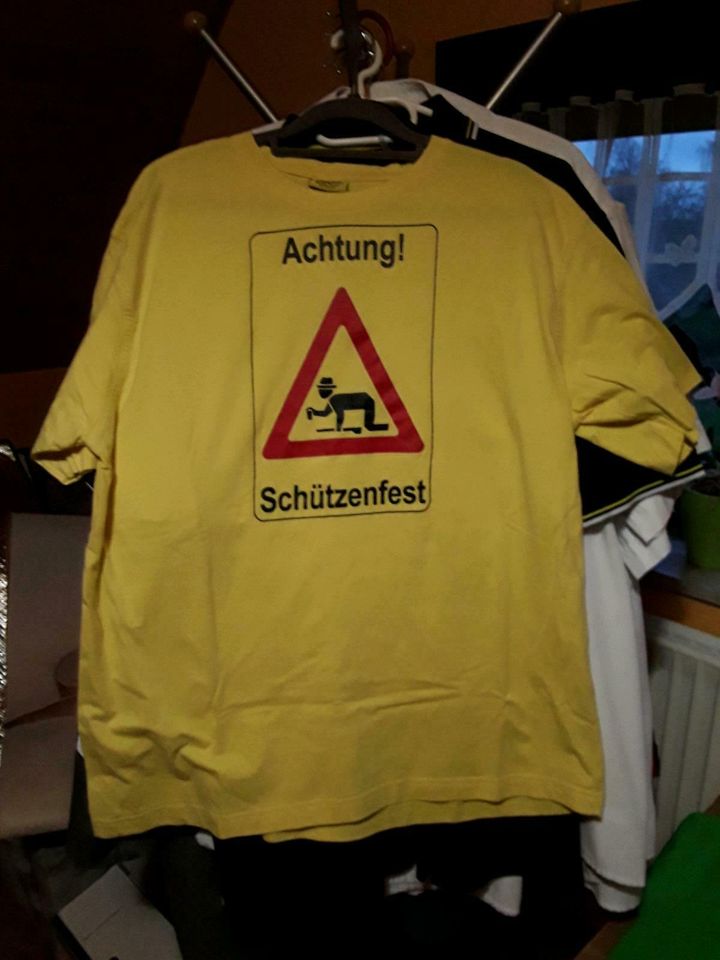 TShirt gelb Schützenfest in Camin