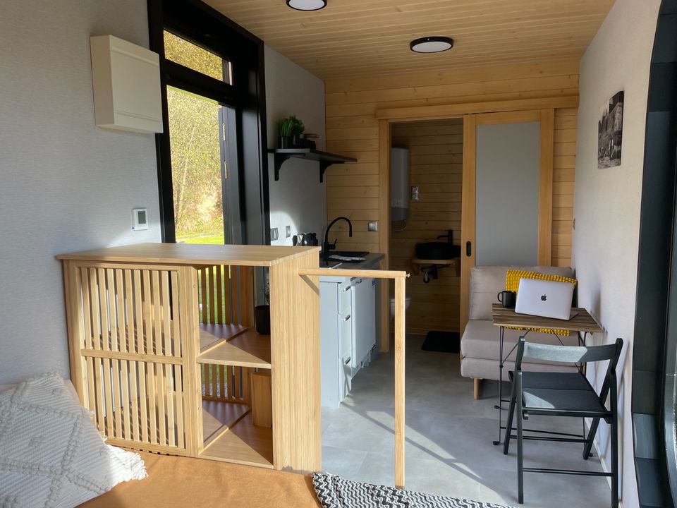 TinyHouse 16,5m² Mobilheim Campinghaus Chalets Gartenhaus in Görlitz