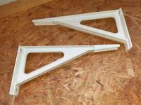 2 Alu Winkel Regal Konsole Wandhalterung Waschbecken DDR Vintage Sachsen - Zwoenitz Vorschau