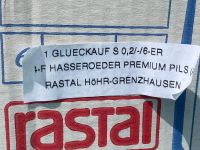 Rastal Hasseröder Premium Pils Glas  -Neu/Konvolut- Rheinland-Pfalz - Grafschaft Vorschau