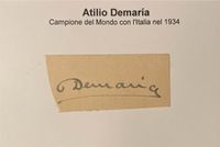 Attilio Demaria (1909-1990) Original Autogramm - Italien WM 1934 Duisburg - Duisburg-Mitte Vorschau