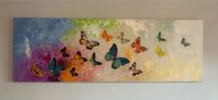 PRO ART Kunstwerk Bild Handpainting Butterflies 180x60 Sachsen - Chemnitz Vorschau