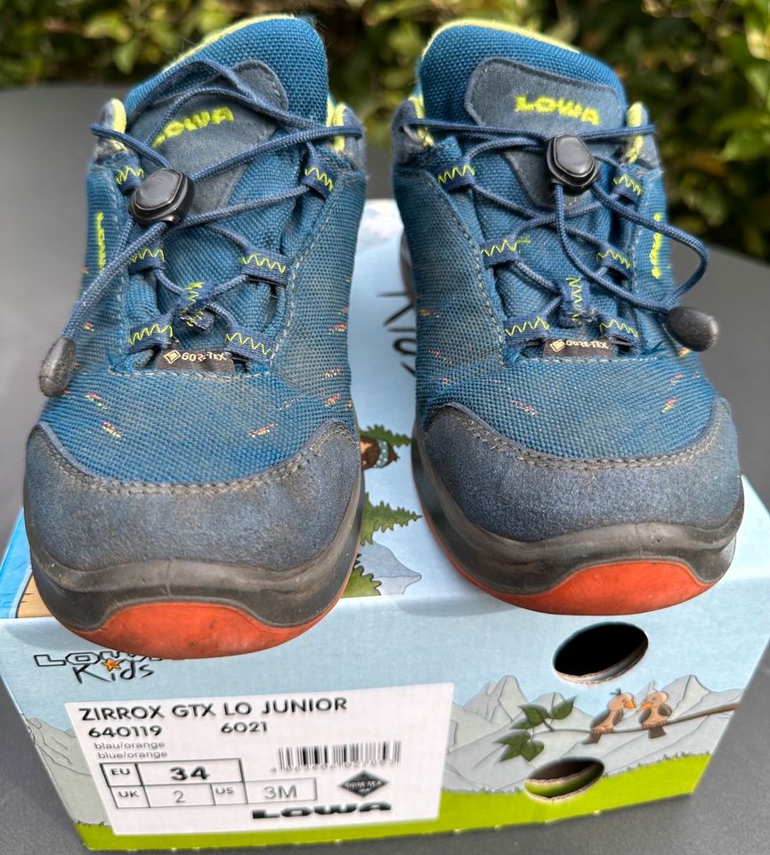 Lowa ZIRROX GTX LO JUNIOR Kinderschuhe Gr. 34 in Hemmingen