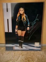 WWE Wrestling Becky Lynch Promo Foto mit Autogramm Sachsen-Anhalt - Halberstadt Vorschau