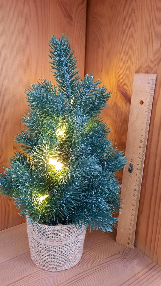 Kleiner Weihnachtsbaum mit Beleuchtung in Pettendorf