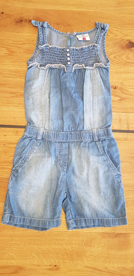 kurzer Onesie Jumpsuit Shorts Einteiler Jeans Topolino in Leipzig