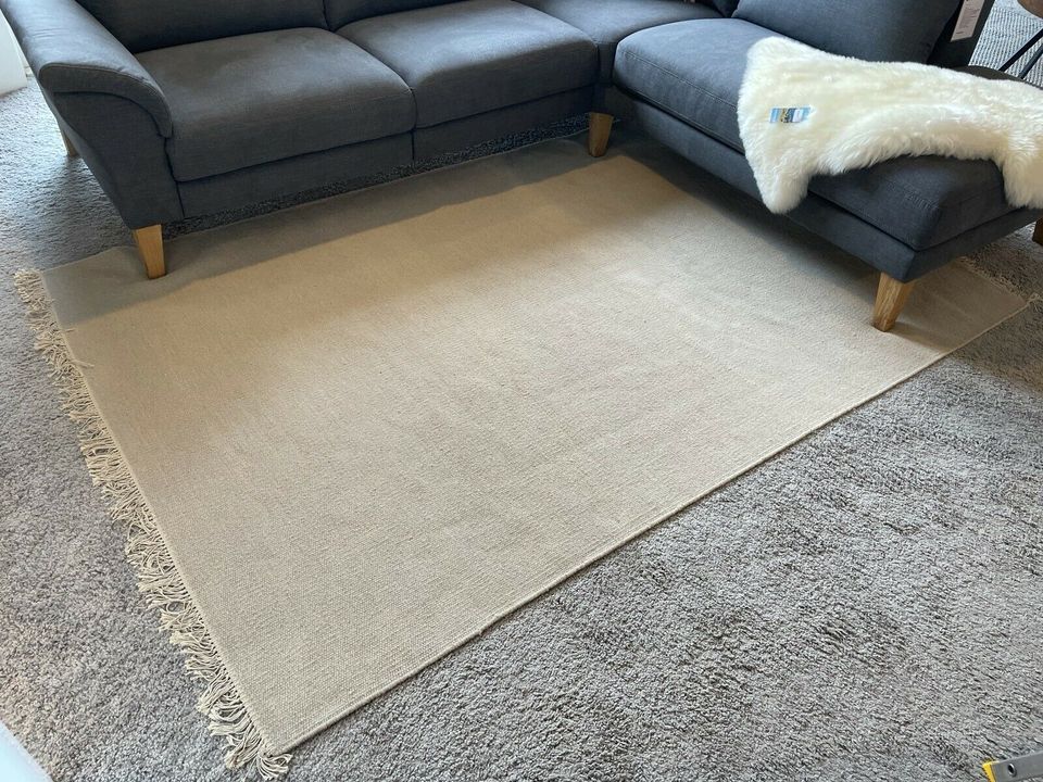 Teppich Solid sand Läufer Fußbodenbelag Wohnzimmer in Worms