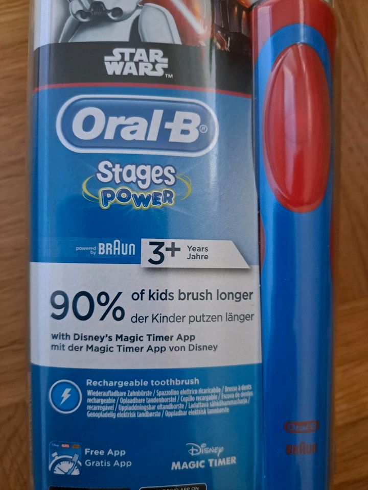 Elektrische Zahnbürste für Kinder Oral-B Star Wars **neu und OVP* in Grünberg