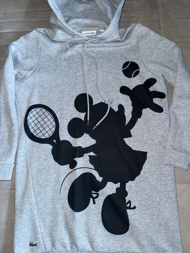 Lacoste x Disney Hoodie lang, grau, Gr 36 in Wolfratshausen