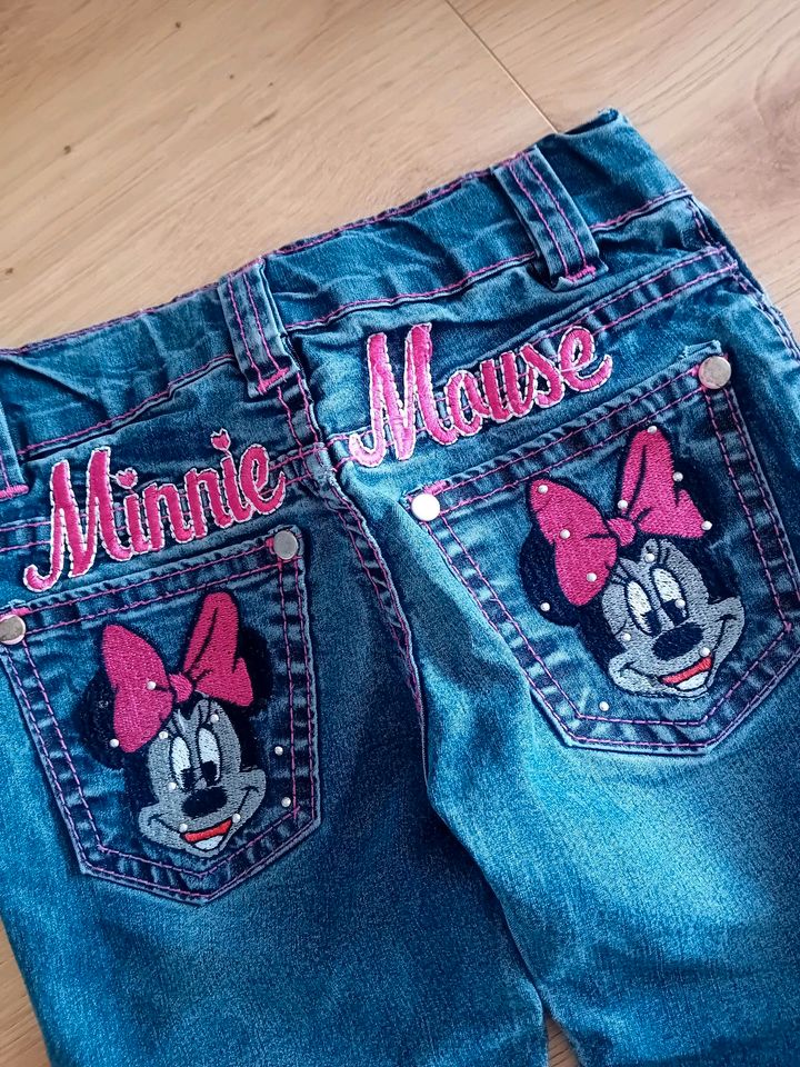 Minnie Mouse Jeanshose Mädchen gr 92 ♡ in Emsdetten