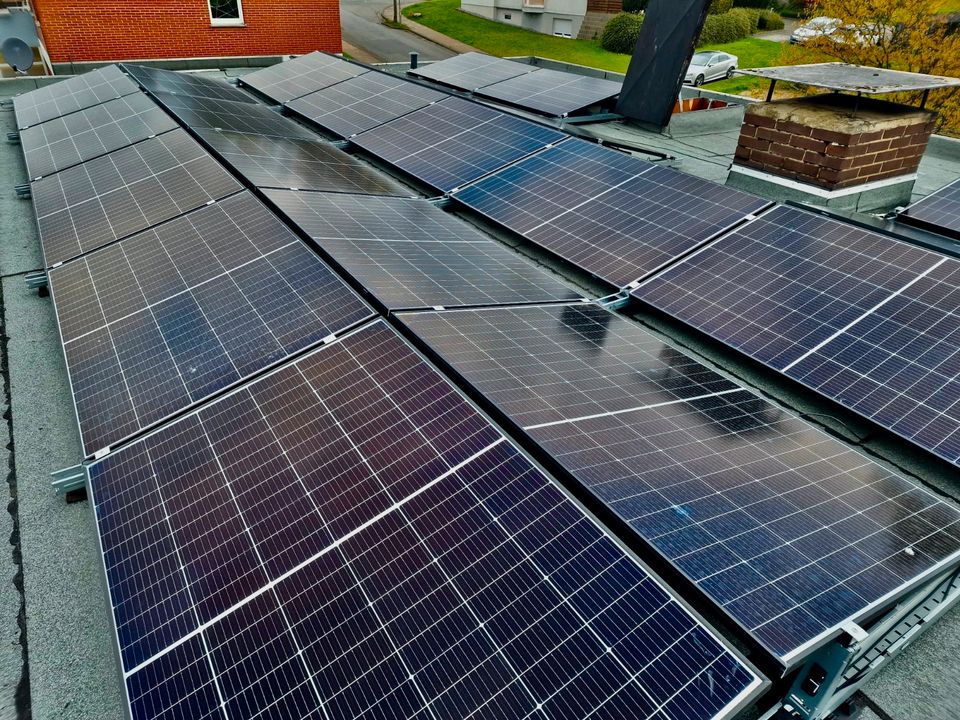 2x Photovoltaik PV Module Flachdach Unterkonstruktion Aufständerung 13 Grad in Herford