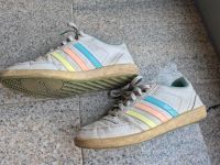 Adidas Sneaker Gr. 39 1/3 Gr. 7,5 weiß bunt neon Dresden - Cotta Vorschau