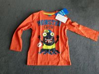 Monster Langarm Shirt orange Gr. 98 neu mit Etikett Hessen - Wartenberg Vorschau