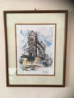 Aquarell " Tower Bridge " Düsseldorf - Grafenberg Vorschau