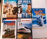 DVDs, Was ist was? Eisenbahn, Happy Feet, Konferenz der Tiere Sachsen-Anhalt - Schkopau Vorschau