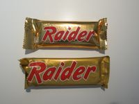 Raider Schokoriegel (jetzt Twix) im original 80er vintage Design Frankfurt am Main - Bergen-Enkheim Vorschau