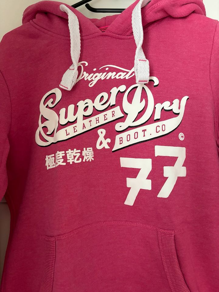 Superdry Hoodie Kapuzenpullover pink Damen Gr. M in Remscheid