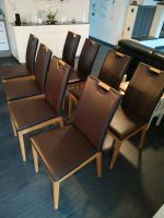 8 Stühle, Kunstleder braun Saarland - Wadgassen Vorschau