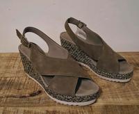 Hohe Sandalen Keilsandalen UK 6,5 / 39,5 grün khaki Bayern - Baiersdorf Vorschau